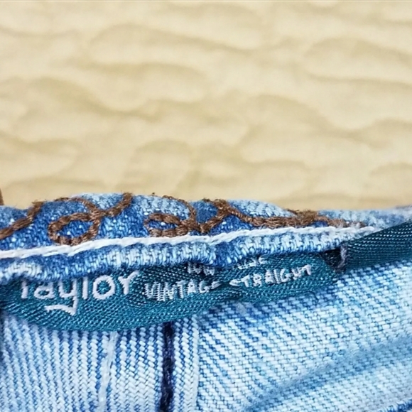 Vintage Fossil Y2K Taylor low rise straight jeans size 4 - Picture 5 of 10